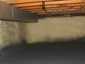 crawl space spray insulation for Maine
